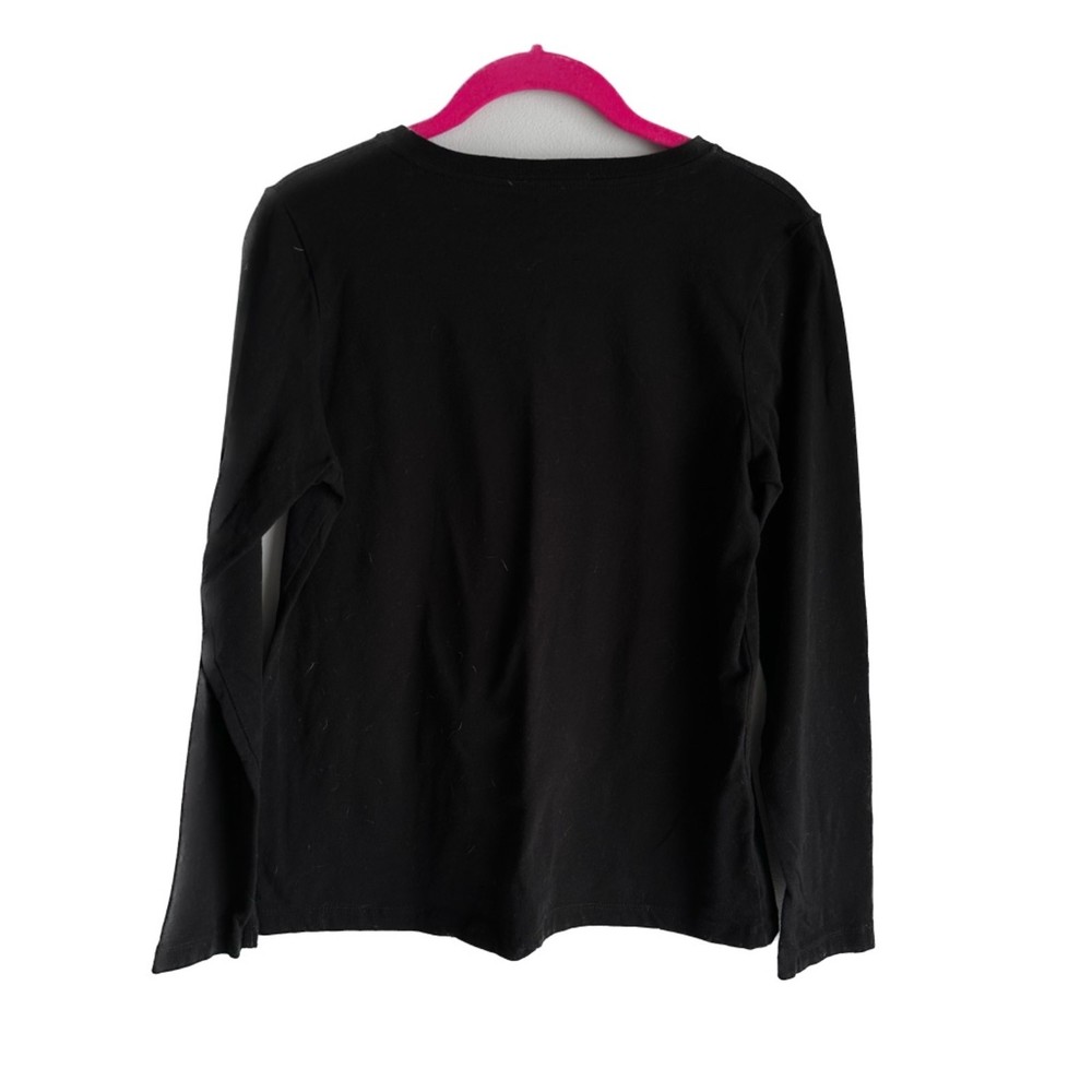 CAMPUS COUTURE Black University of Kansas Jayhawks Ladies Casual Top, M - Picture 2 of 5